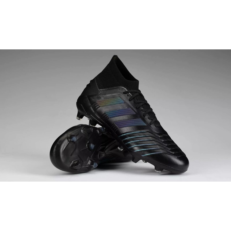 Botas de Fútbol Adidas Predator 19 FG ’Dark Script’ Hombre Negro (#39~#45)