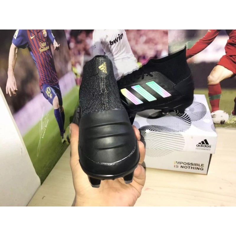 Botas de Fútbol Adidas Predator 19 FG ’Dark Script’ Hombre Negro (#39~#45)