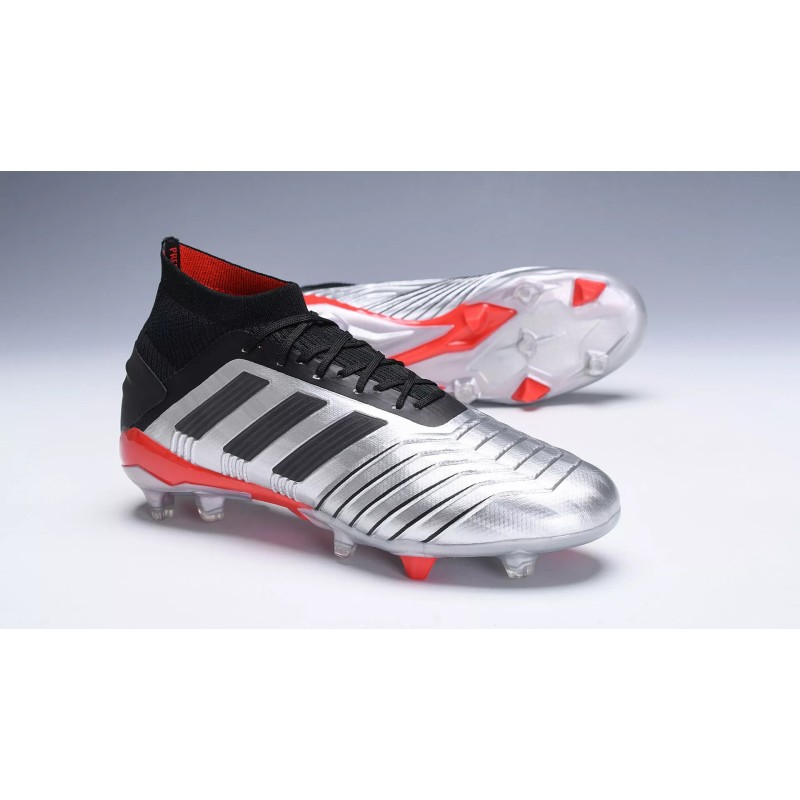 Botas de Fútbol Adidas Predator 19 FG Hombre Plateado (#39~#45)