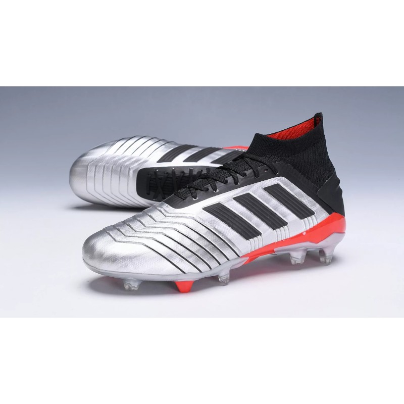 Botas de Fútbol Adidas Predator 19 FG Hombre Plateado (#39~#45)