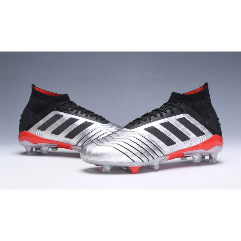 Botas de Fútbol Adidas Predator 19 FG Hombre Plateado (#39~#45)