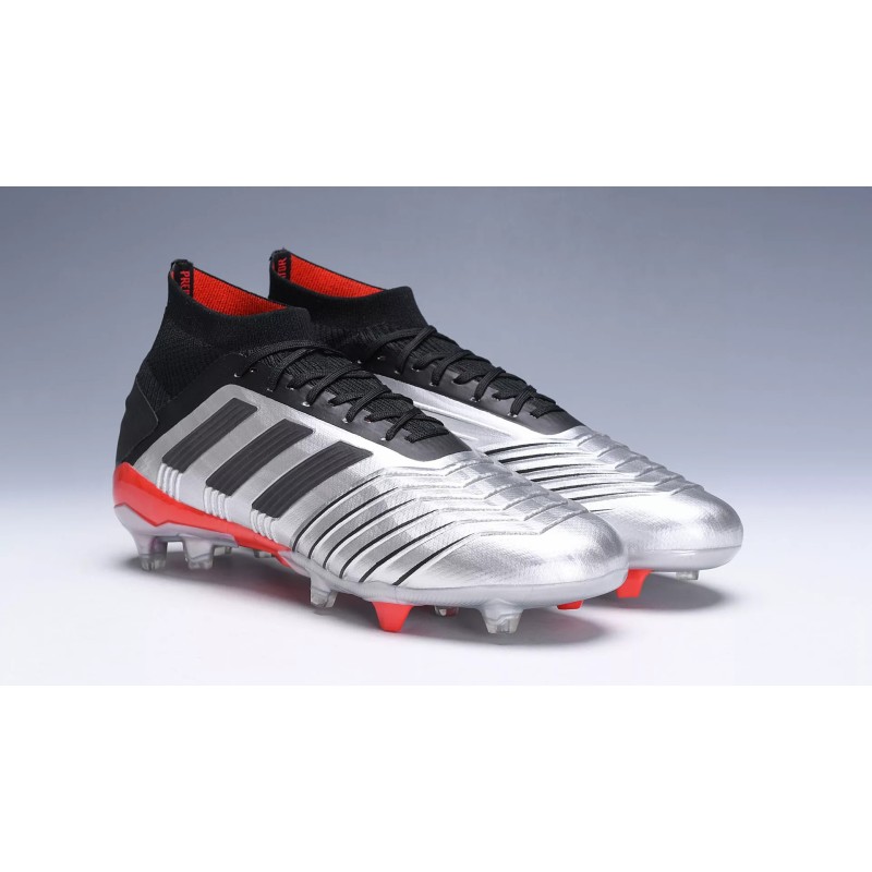 Botas de Fútbol Adidas Predator 19 FG Hombre Plateado (#39~#45)