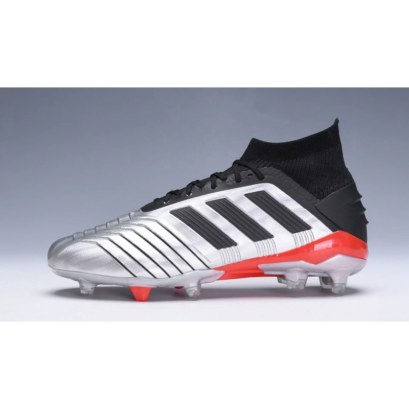 Botas de Fútbol Adidas Predator 19 FG Hombre Plateado (#39~#45)