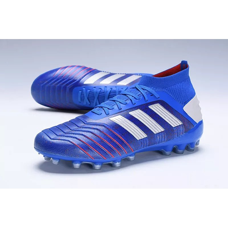 Botas de Fútbol Adidas Predator 19.1 AG Hombre Azul (#39~#45)