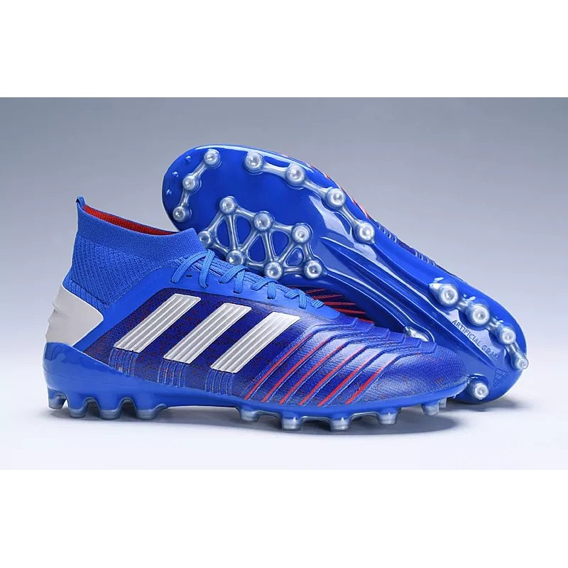 Botas de Fútbol Adidas Predator 19.1 AG Hombre Azul (#39~#45)