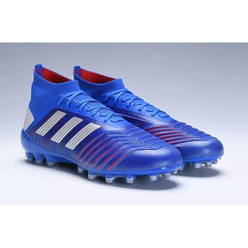 Botas de Fútbol Adidas Predator 19.1 AG Hombre Azul (#39~#45)