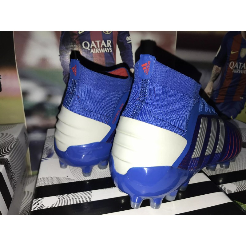 Botas de Fútbol Adidas Predator 19.1 AG Hombre Azul (#39~#45)