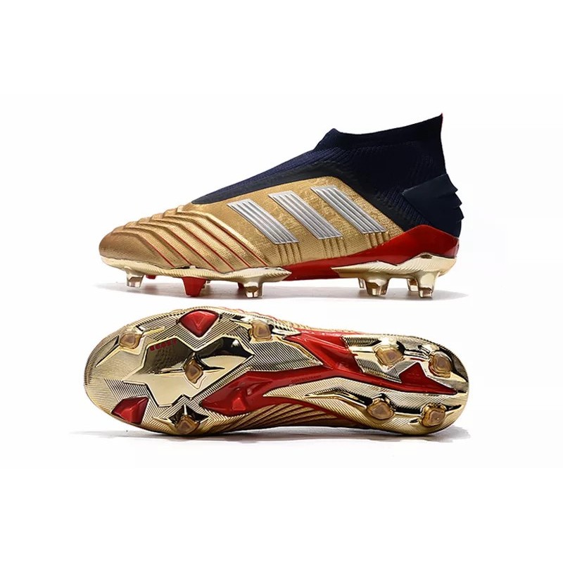 Botas de Fútbol Adidas Predator 19 FG Hombre Dorado (#39~#45)