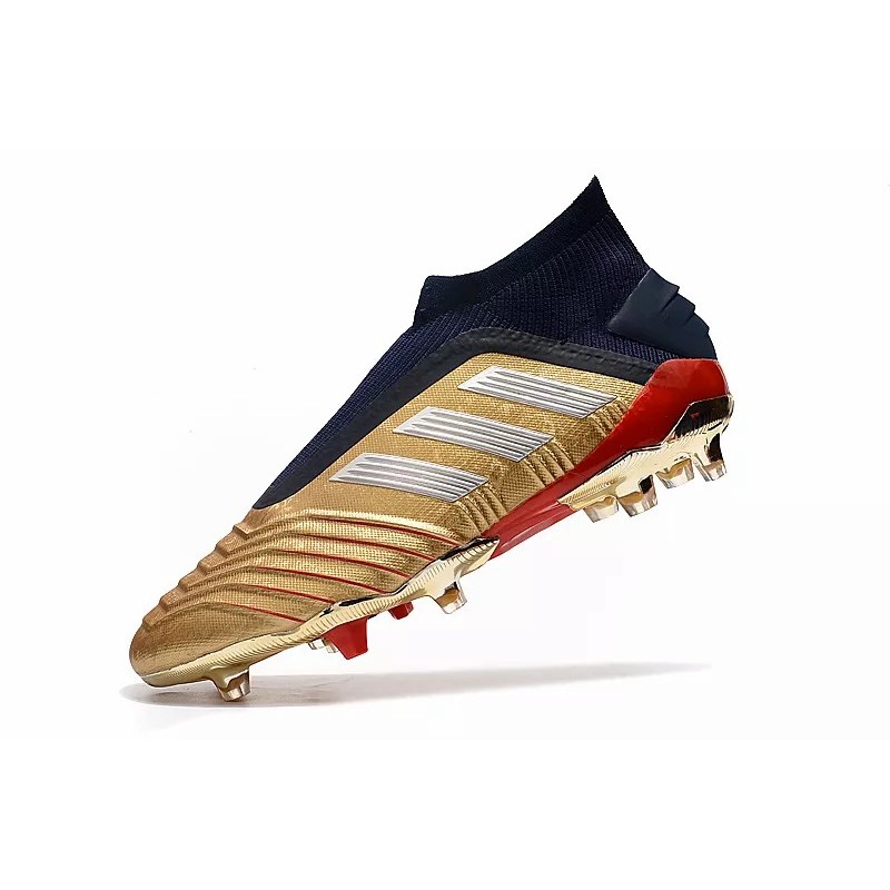 Botas de Fútbol Adidas Predator 19 FG Hombre Dorado (#39~#45)