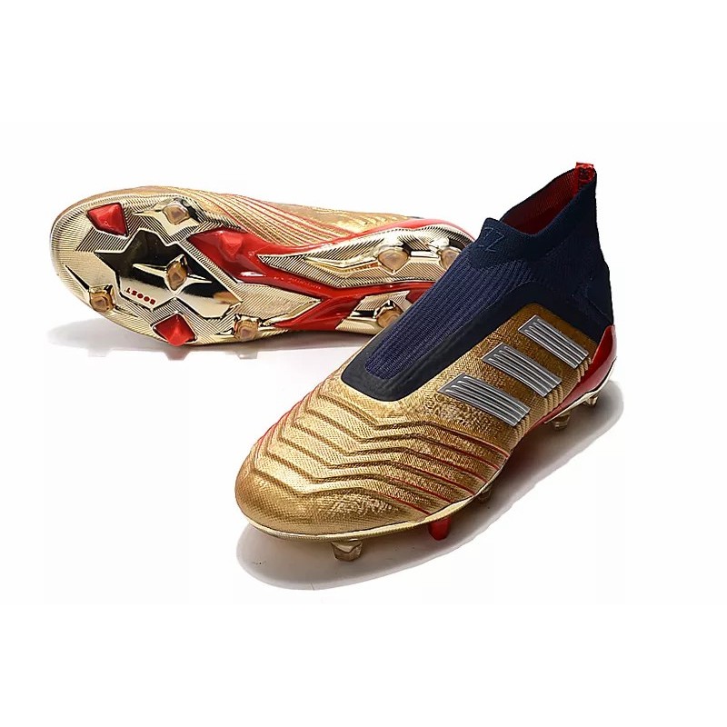 Botas de Fútbol Adidas Predator 19 FG Hombre Dorado (#39~#45)