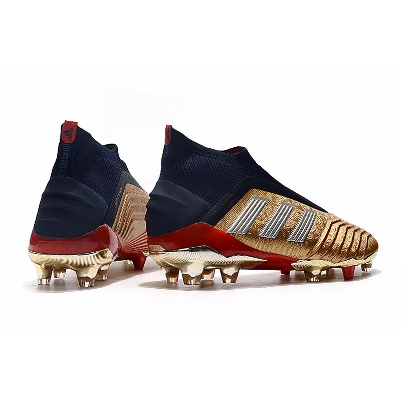 Botas de Fútbol Adidas Predator 19 FG Hombre Dorado (#39~#45)