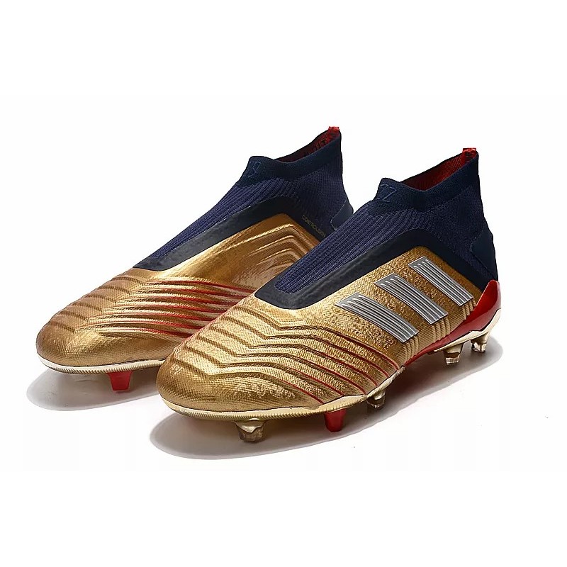 Botas de Fútbol Adidas Predator 19 FG Hombre Dorado (#39~#45)