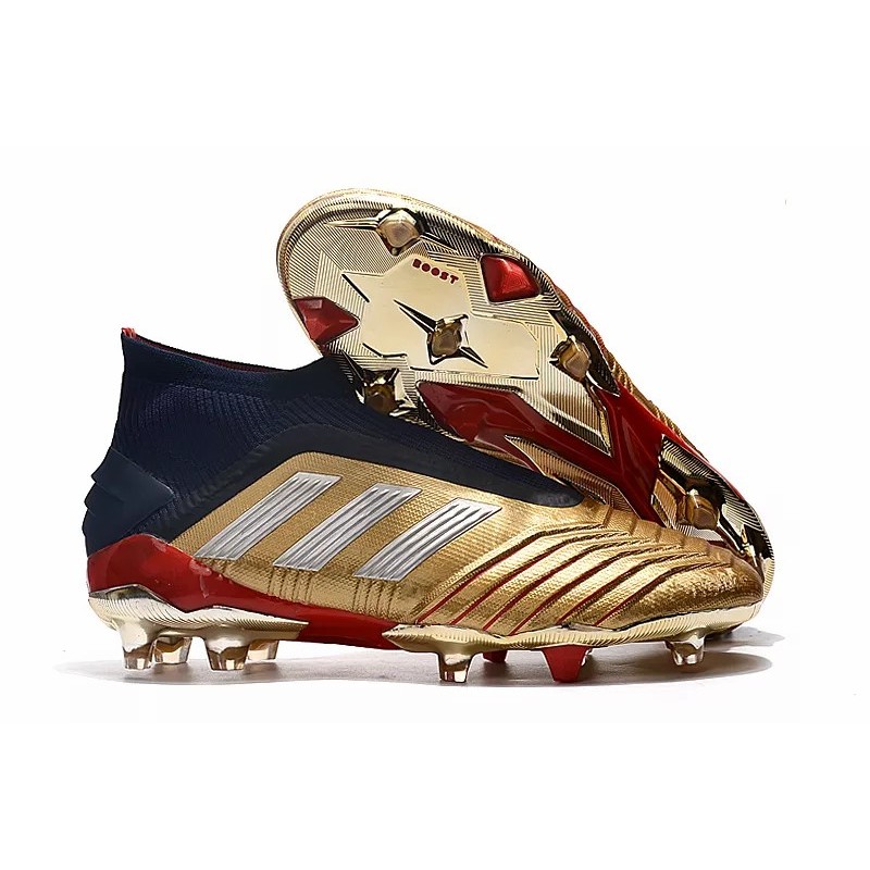 Botas de Fútbol Adidas Predator 19 FG Hombre Dorado (#39~#45)
