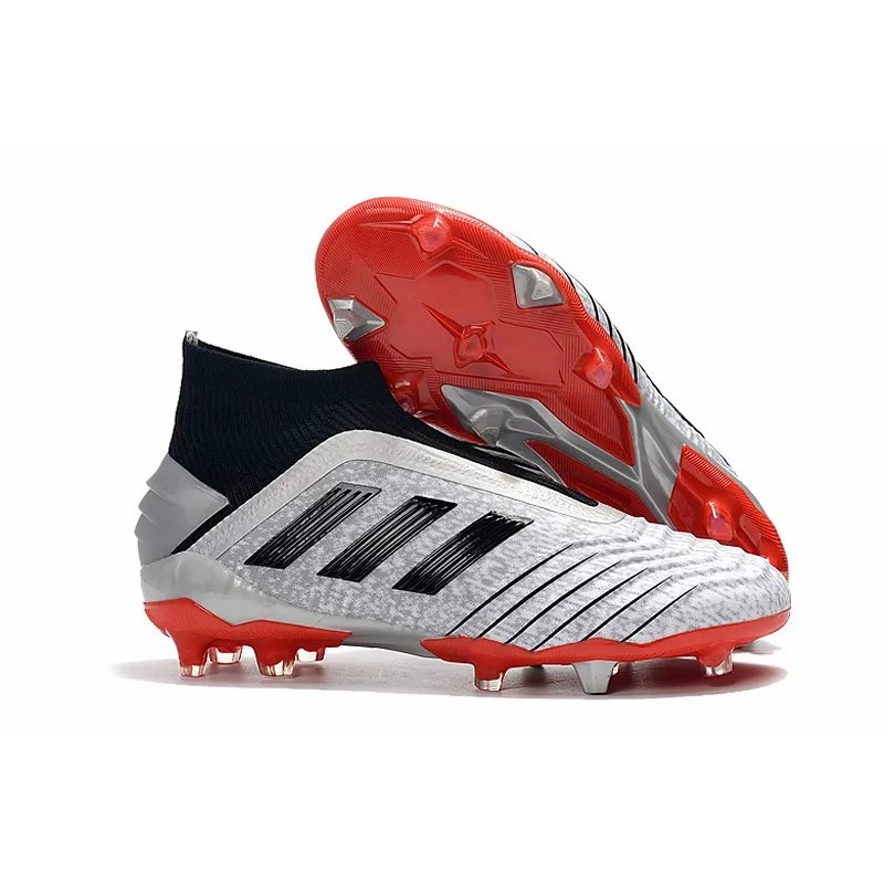 Botas de Fútbol Adidas Predator 19 FG Hombre Plateado (#39~#45)