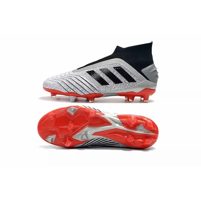 Botas de Fútbol Adidas Predator 19 FG Hombre Plateado (#39~#45)