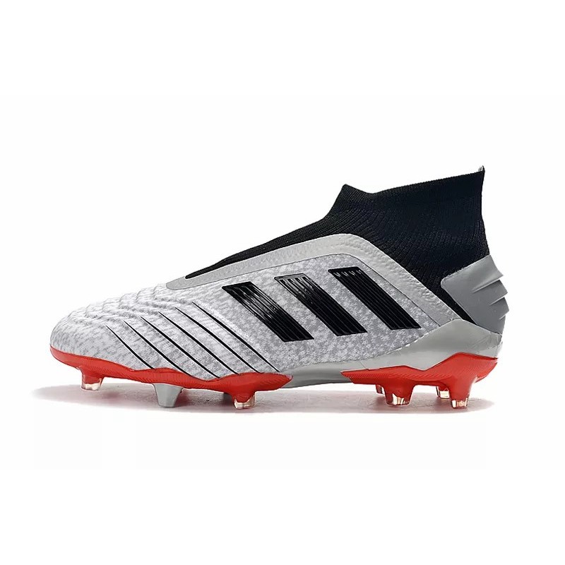 Botas de Fútbol Adidas Predator 19 FG Hombre Plateado (#39~#45)