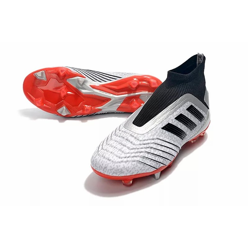 Botas de Fútbol Adidas Predator 19 FG Hombre Plateado (#39~#45)