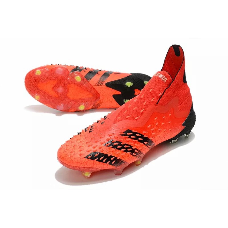 Botas de Fútbol Adidas Predator Freak FG Hombre Naranja&Negro (#39~#45)