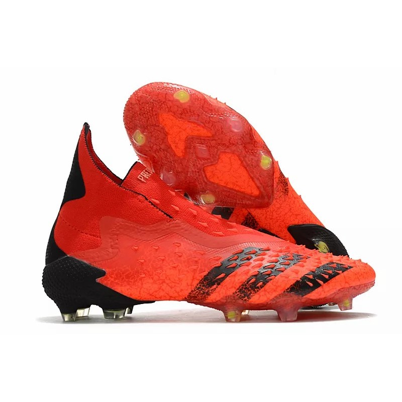 Botas de Fútbol Adidas Predator Freak FG Hombre Naranja&Negro (#39~#45)