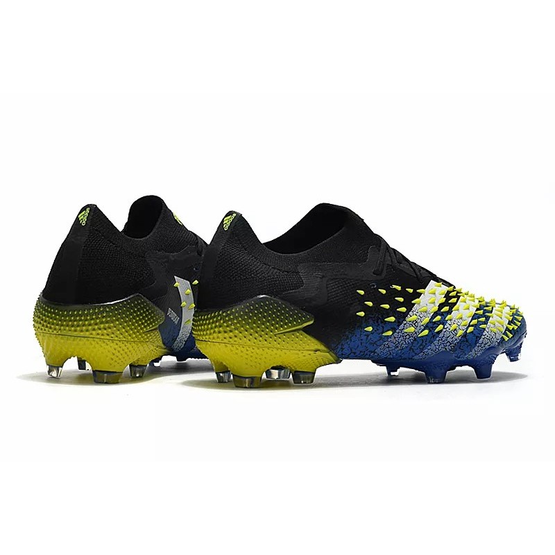 Botas de Fútbol Adidas Predator Freak.1 Bajo FG Hombre Negro&Azul&Amarillo (#39~#45)