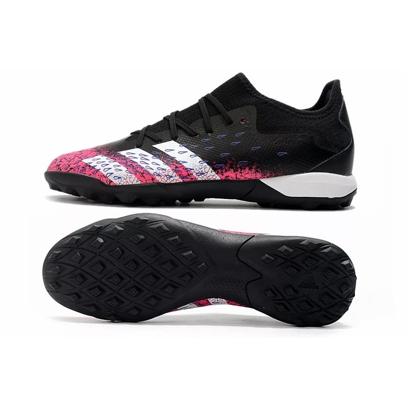 Botas de Fútbol Adidas Predator Freak.3 Bajo TF Hombre Negro&Rosa / Negro&Blanco / Negro&Azul (#39~#45)