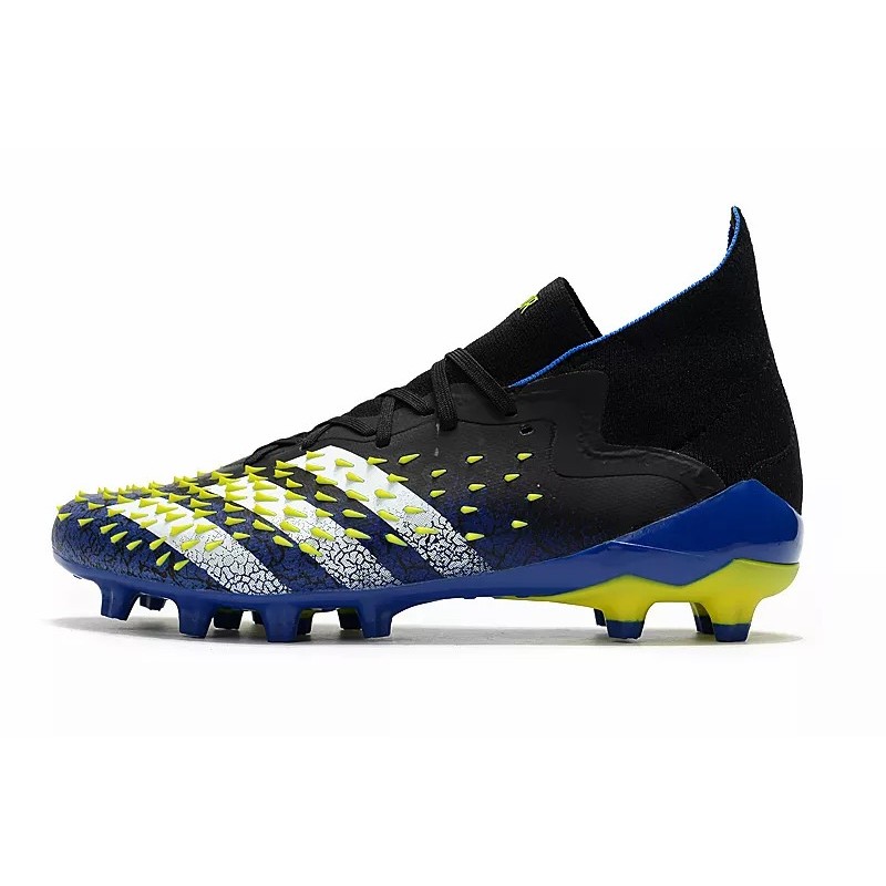 Botas de Fútbol Adidas Predator Freak.1 AG Hombre Negro&Azul (#39~#45)