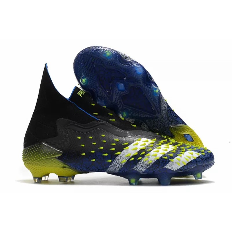 Botas de Fútbol Adidas Predator Freak FG Hombre Negro / Púrpura / Azul (#39~#45)