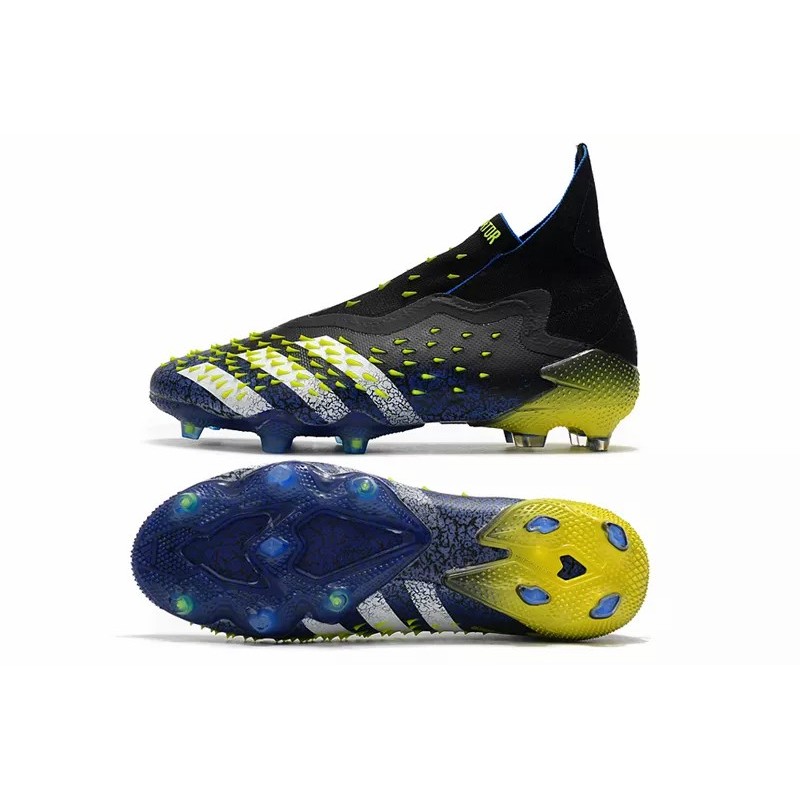 Botas de Fútbol Adidas Predator Freak FG Hombre Negro / Púrpura / Azul (#39~#45)