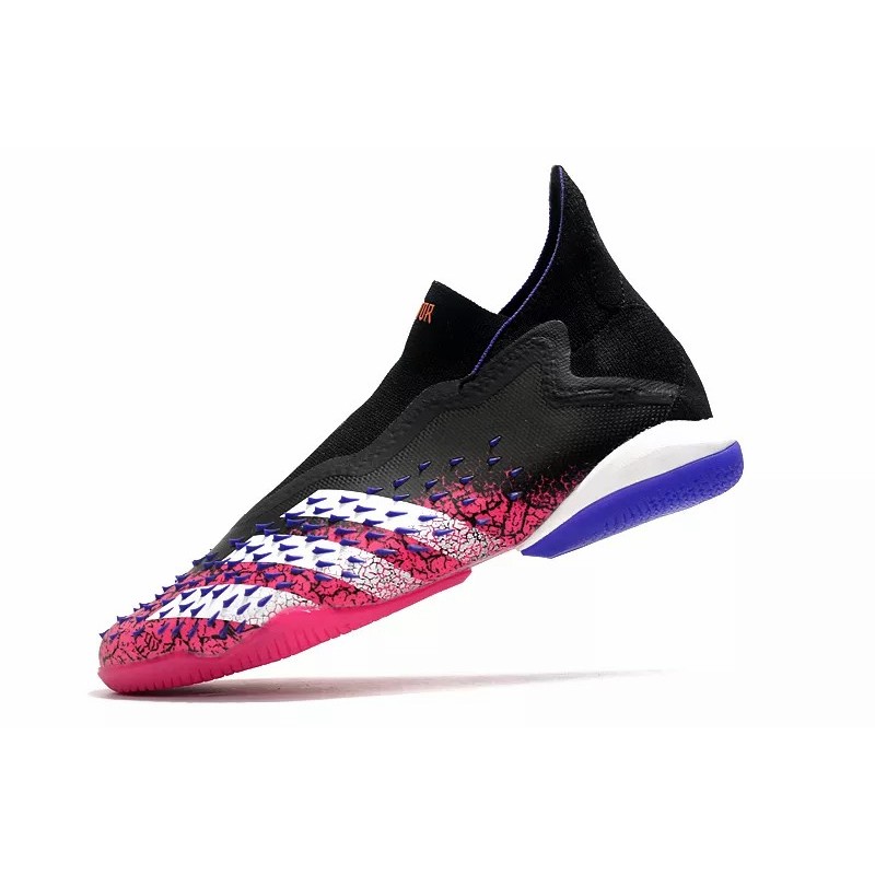 Botas de Fútbol Adidas Predator Freak IC Hombre Negro&Rosa (#39~#45)