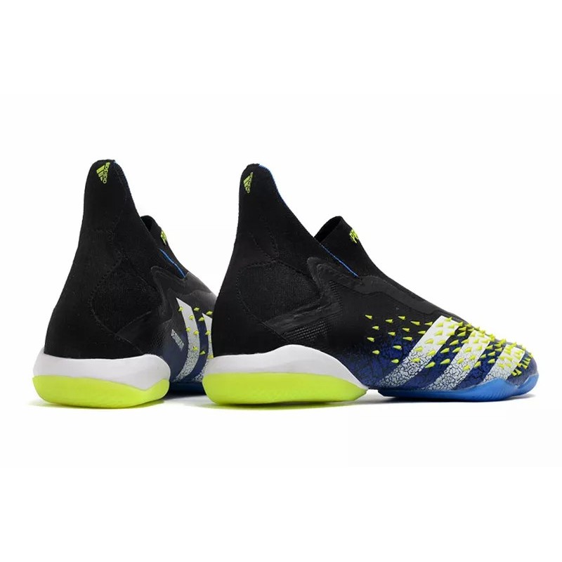 Botas de Fútbol Adidas Predator Freak IC Hombre Negro&Azul&Amarillo (#39~#45)