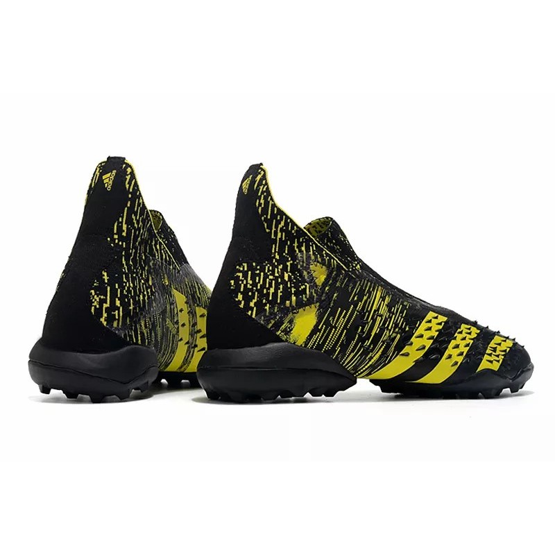 Botas de Fútbol Adidas Predator Freak TF Hombre Negro&Amarillo / Platedado&Rojo (#39~#45)