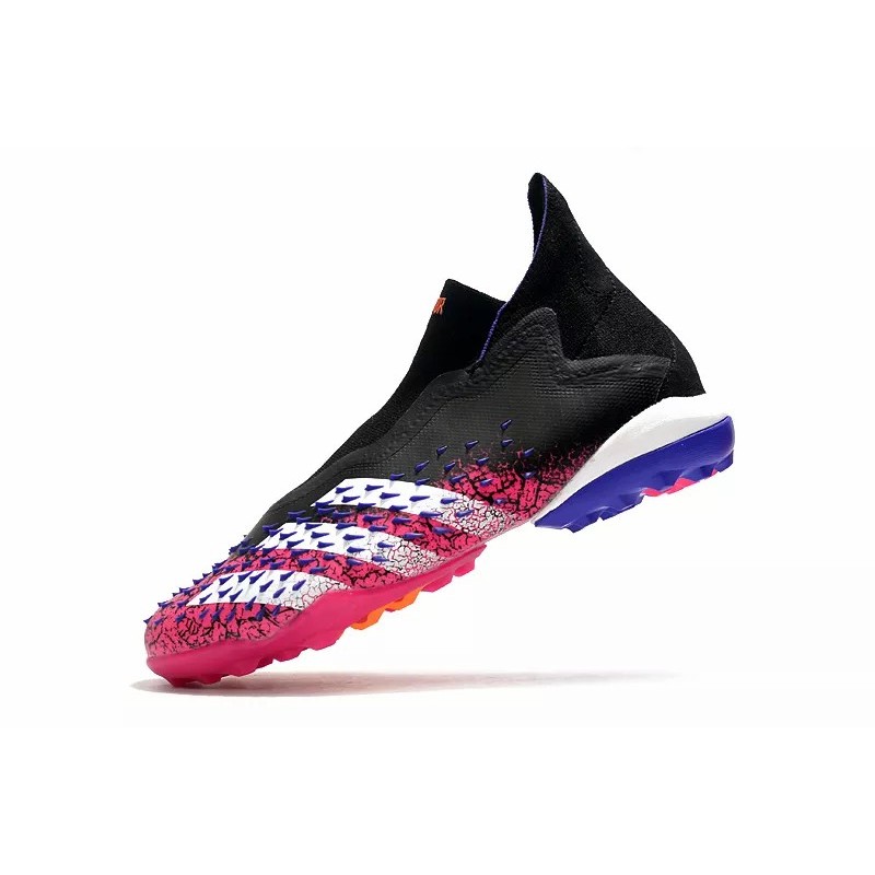 Botas de Fútbol Adidas Predator Freak TF Hombre Negro&Rosa (#39~#45)