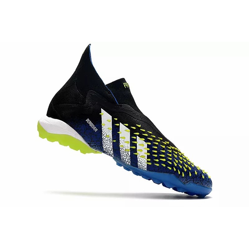Botas de Fútbol Adidas Predator Freak TF Hombre Negro / Negro&Azul (#39~#45)