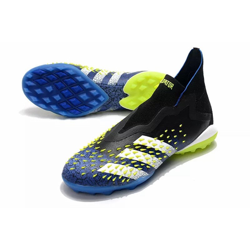 Botas de Fútbol Adidas Predator Freak TF Hombre Negro / Negro&Azul (#39~#45)