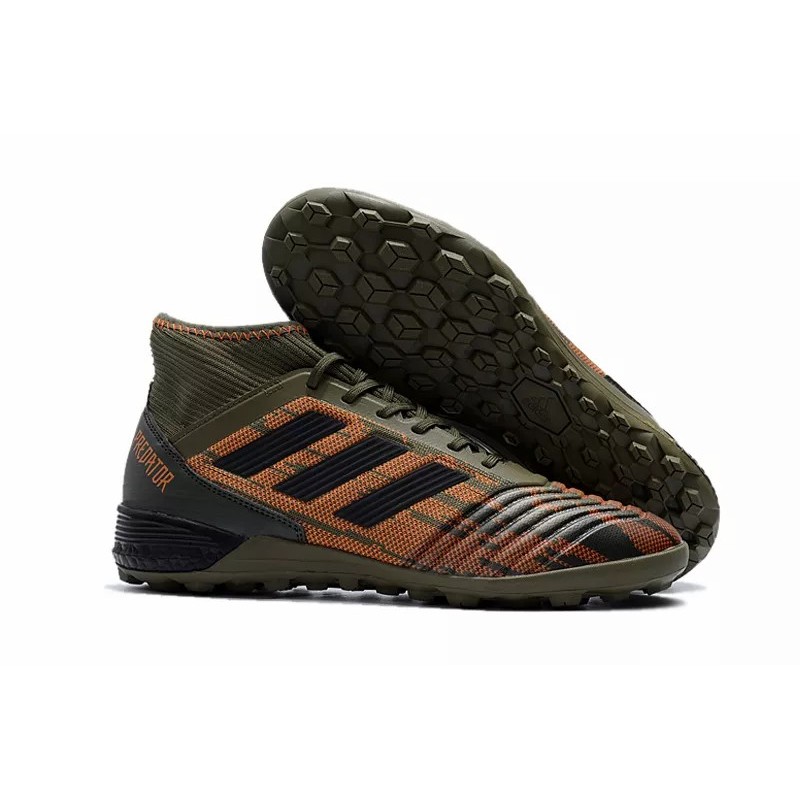 Botas de Fútbol Adidas Predator Tango 18.3 TF Hombre Negro&Blanco / Gris / Amarillo / Verde Oscuro / Negro Puro / Blanco&Rojo / Azul / Negro&Rojo / Negro&Blanco&Rosado (#38~#45)
