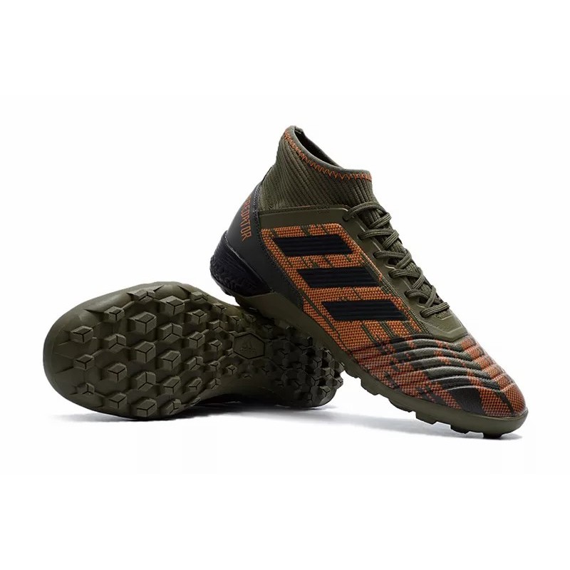Botas de Fútbol Adidas Predator Tango 18.3 TF Hombre Negro&Blanco / Gris / Amarillo / Verde Oscuro / Negro Puro / Blanco&Rojo / Azul / Negro&Rojo / Negro&Blanco&Rosado (#38~#45)