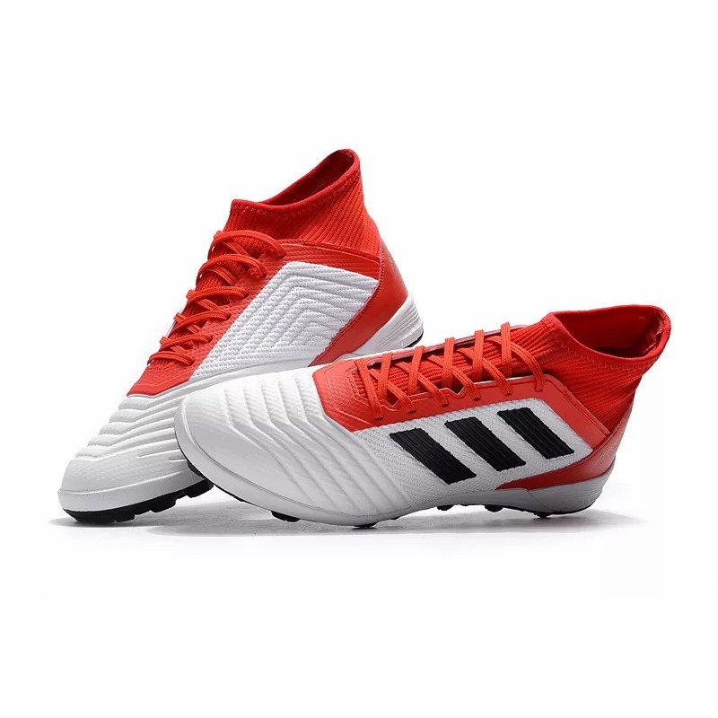 Botas de Fútbol Adidas Predator Tango 18.3 TF Hombre Negro&Blanco / Gris / Amarillo / Verde Oscuro / Negro Puro / Blanco&Rojo / Azul / Negro&Rojo / Negro&Blanco&Rosado (#38~#45)