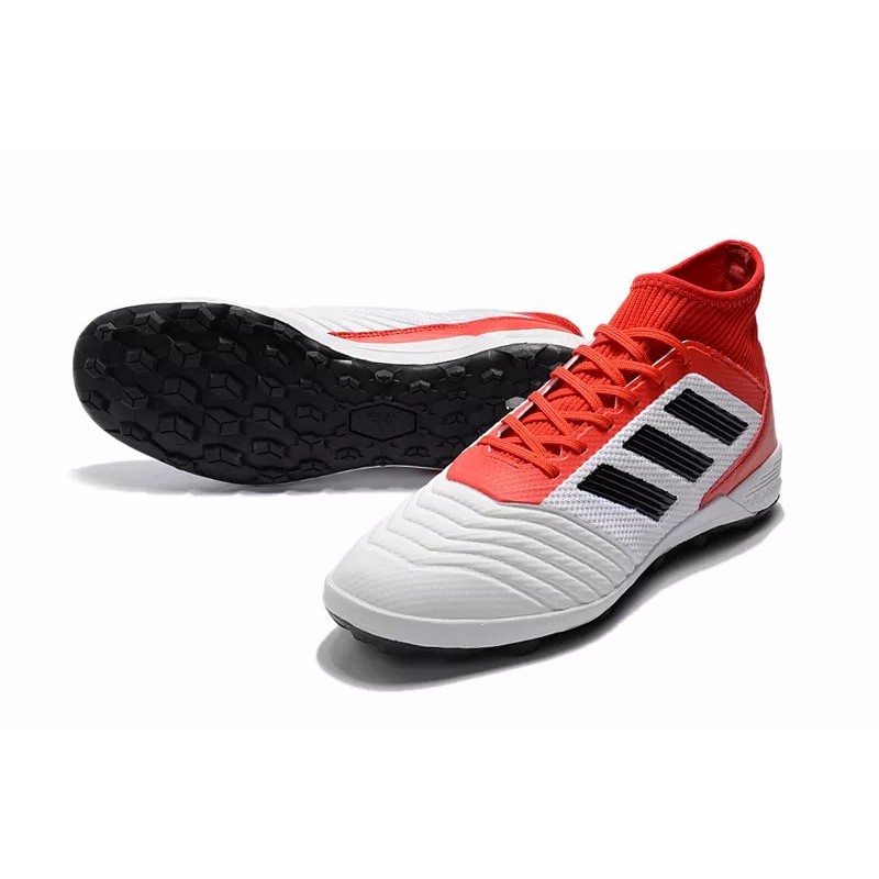 Botas de Fútbol Adidas Predator Tango 18.3 TF Hombre Negro&Blanco / Gris / Amarillo / Verde Oscuro / Negro Puro / Blanco&Rojo / Azul / Negro&Rojo / Negro&Blanco&Rosado (#38~#45)