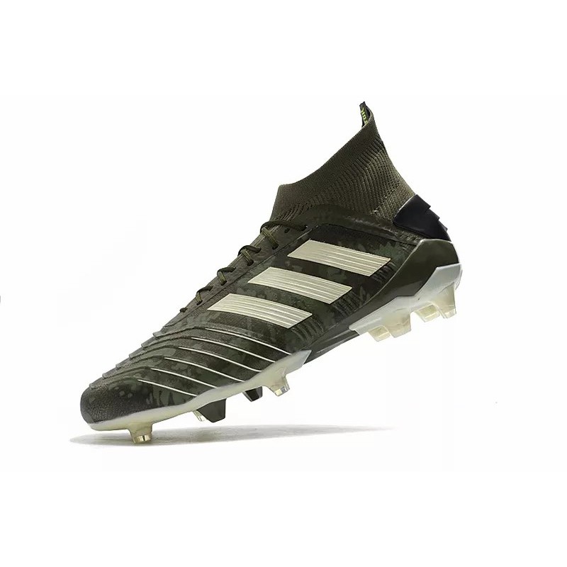 Botas de Fútbol Adidas Predator 19.1 FG Hombre Verde Camuflaje (#39~#45)