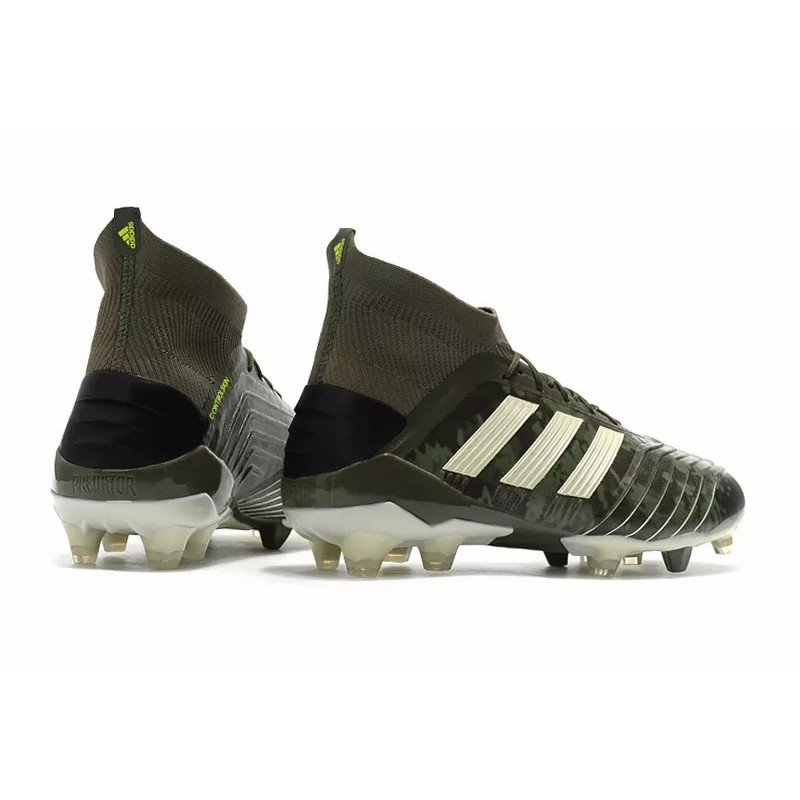 Botas de Fútbol Adidas Predator 19.1 FG Hombre Verde Camuflaje (#39~#45)