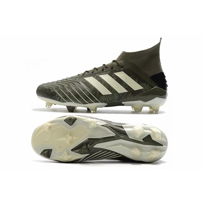 Botas de Fútbol Adidas Predator 19.1 FG Hombre Verde Camuflaje (#39~#45)