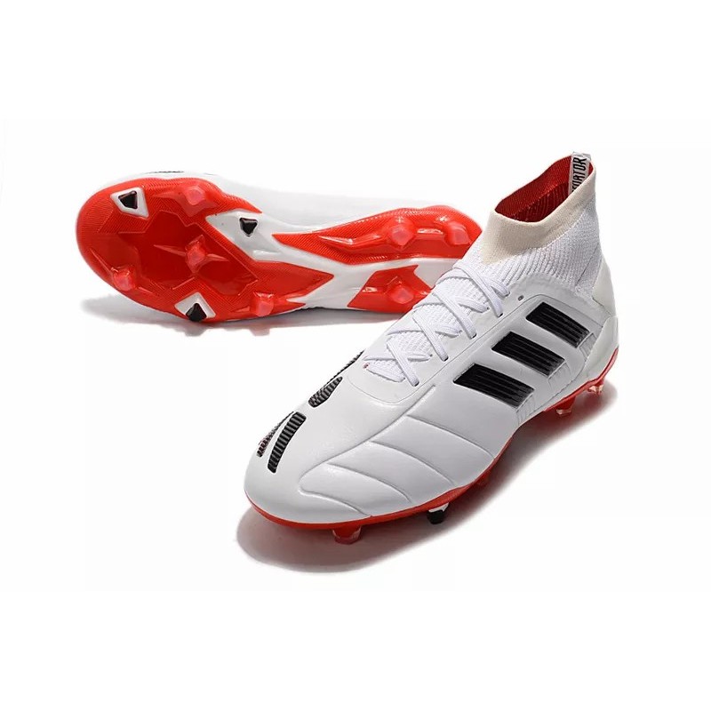 Botas de Fútbol Adidas Predator Mania 19.1 FG Hombre Blanco / Negro (#39~#45)