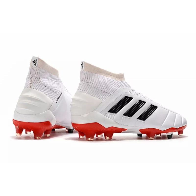 Botas de Fútbol Adidas Predator Mania 19.1 FG Hombre Blanco / Negro (#39~#45)