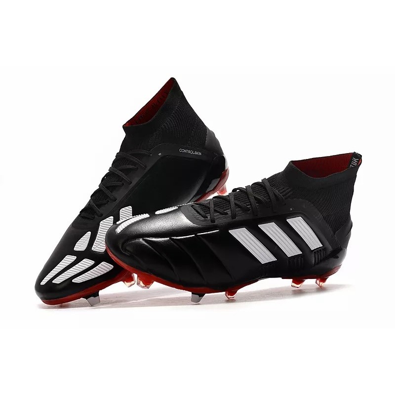 Botas de Fútbol Adidas Predator Mania 19.1 FG Hombre Blanco / Negro (#39~#45)