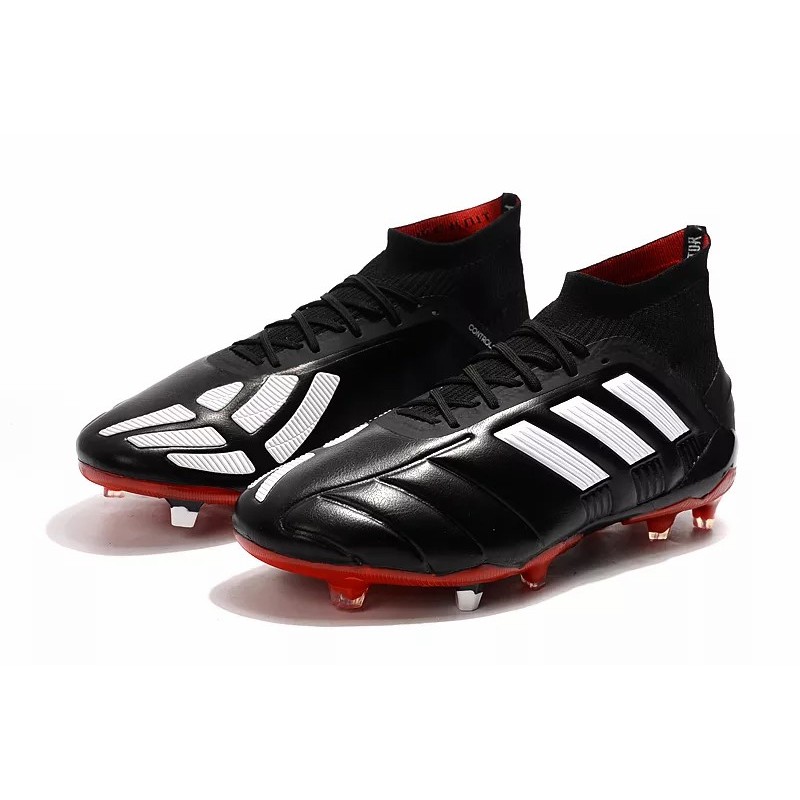 Botas de Fútbol Adidas Predator Mania 19.1 FG Hombre Blanco / Negro (#39~#45)