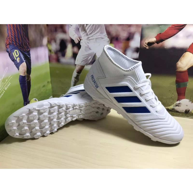 Botas de Fútbol Adidas Predator Tango 18.3 TF Hombre Negro / Blanco&Auzl / Rojo / Azul / Blanco (#39~#45)