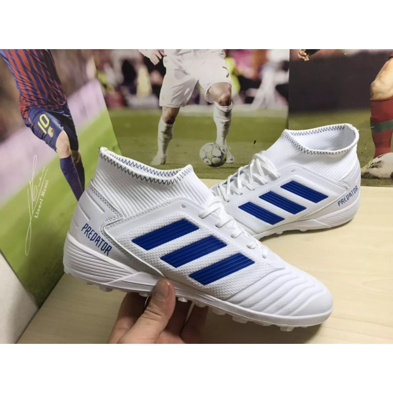 Botas de Fútbol Adidas Predator Tango 18.3 TF Hombre Negro / Blanco&Auzl / Rojo / Azul / Blanco (#39~#45)