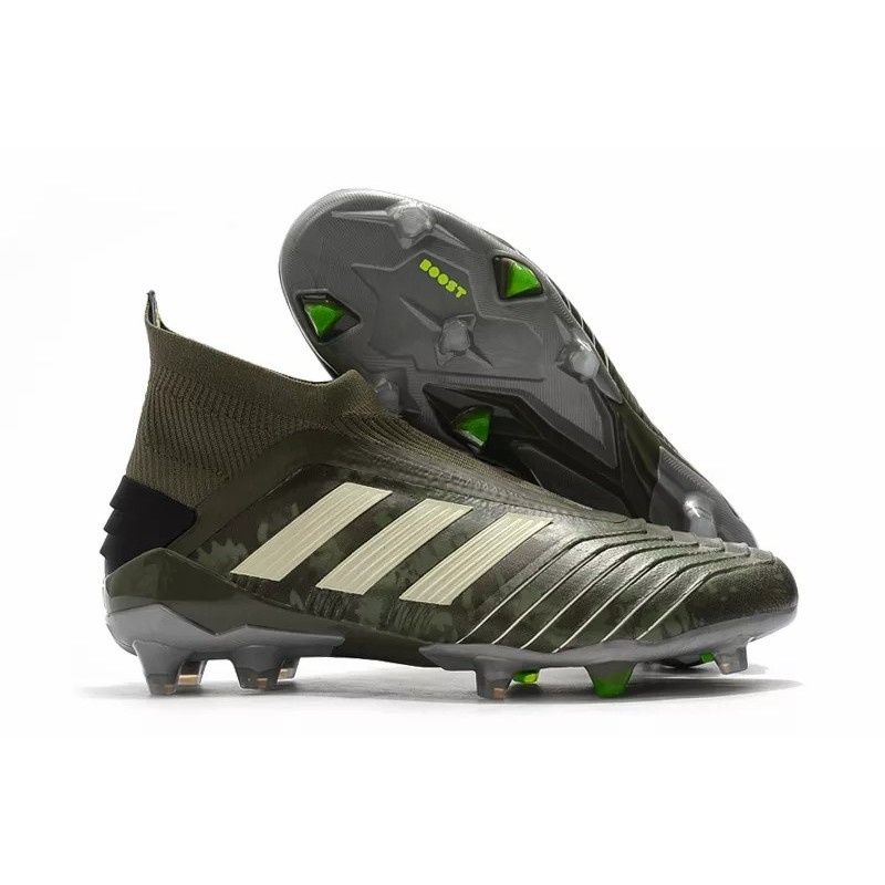 Botas de Fútbol Adidas Predator 19 FG Verde Camuflaje (#39~#45)