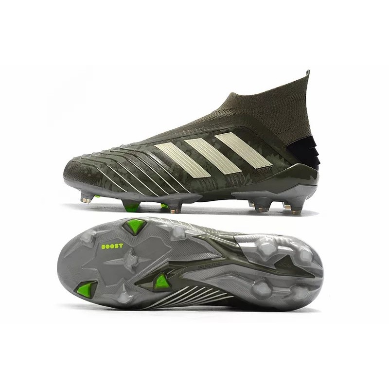 Botas de Fútbol Adidas Predator 19 FG Verde Camuflaje (#39~#45)