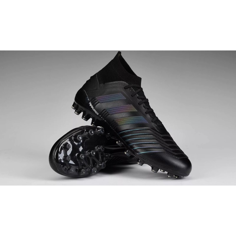 Botas de Fútbol Adidas Predator 19.1 AG Hombre Negro / Blanco / Plateado / Azul / Rojo (#39~#45)